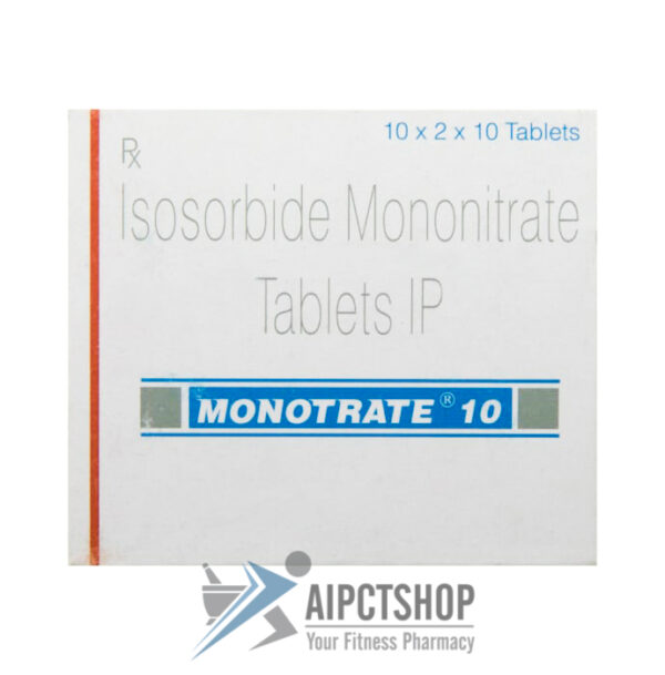 Monotrate 12 HR TABLET (Isosorbide Mononitrate 12 HR TABLET)10mg – 200 tablet